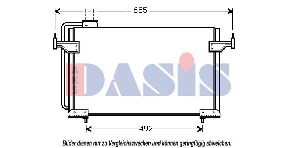 AKS DASIS kondensatorius, oro kondicionierius 062080N